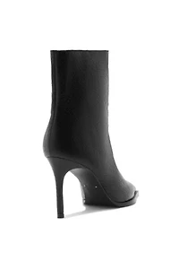 Schutz Mary Leather Heeled Ankle Boot
