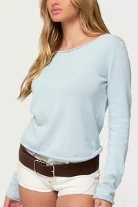 Edikted Sonny Relaxed Rolled Sweater