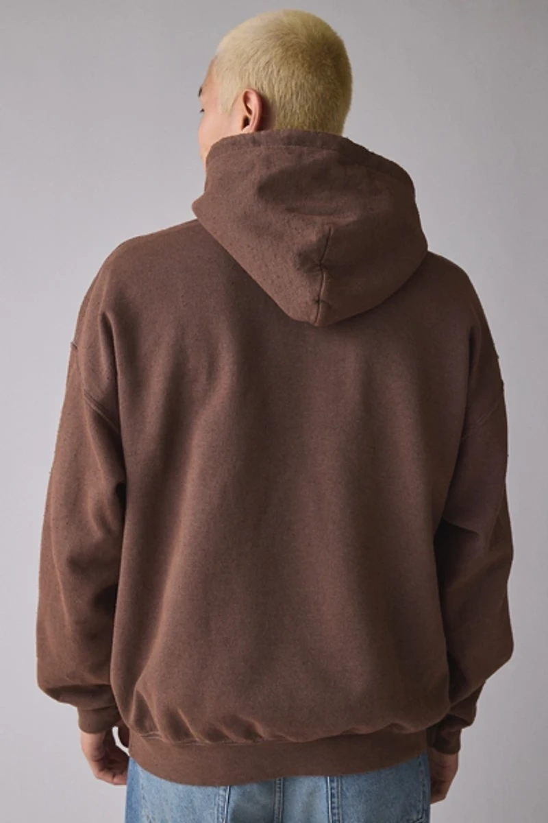 iets frans… Embroidered Sports Logo Hoodie Sweatshirt