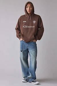 iets frans… Embroidered Sports Logo Hoodie Sweatshirt