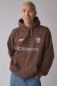 iets frans… Embroidered Sports Logo Hoodie Sweatshirt