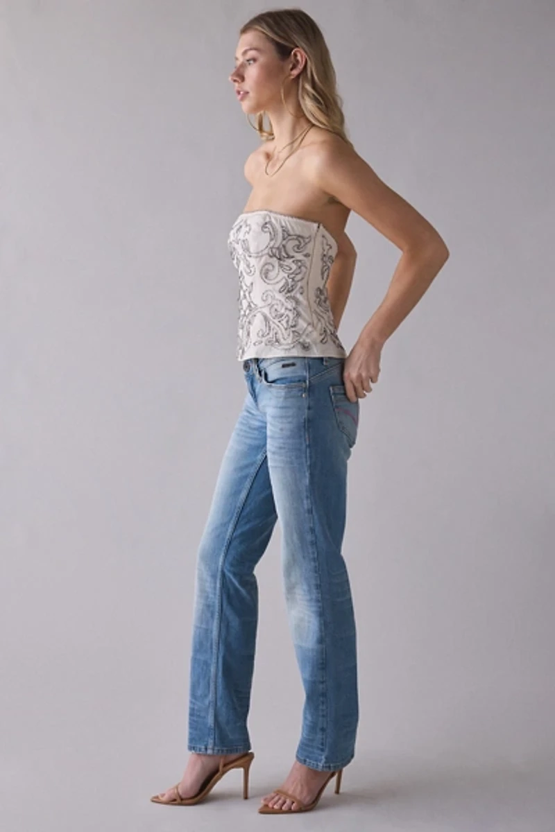 BDG Keira Micro Low-Rise Straight Jean