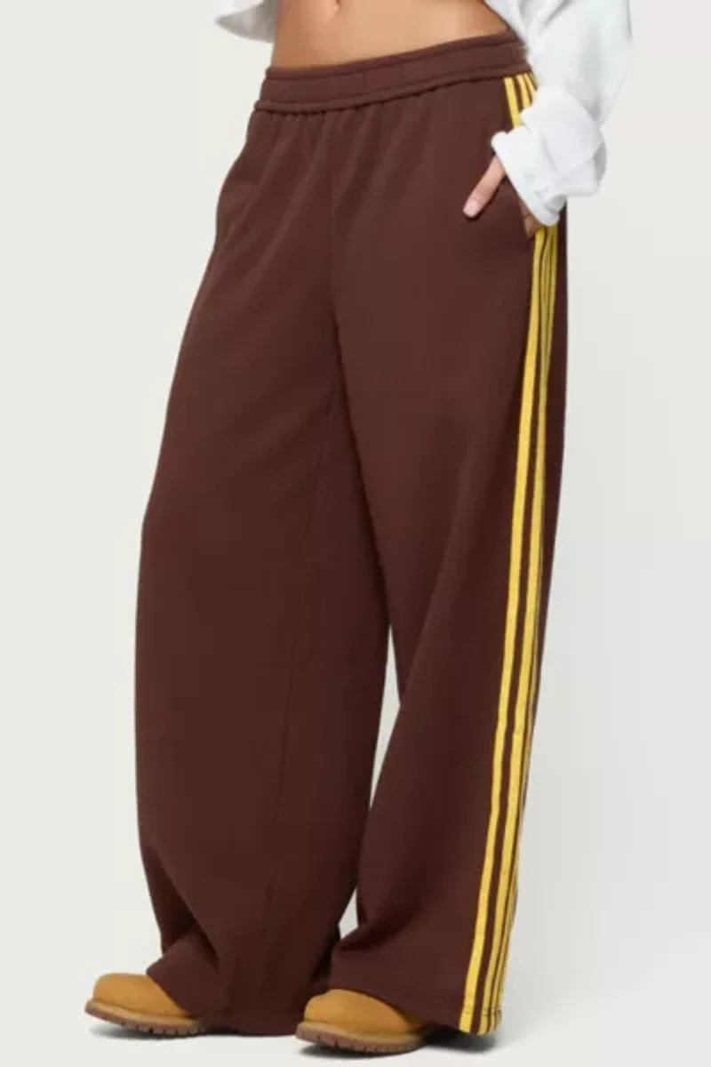 Edikted Sorin Contrast Striped Sweatpants