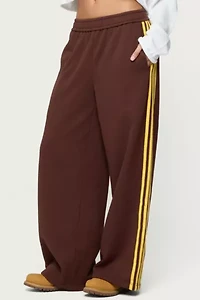 Edikted Sorin Contrast Striped Sweatpants