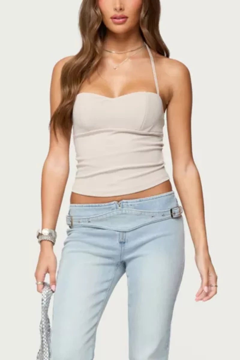 Edikted Jesika Sweetheart Halter Top