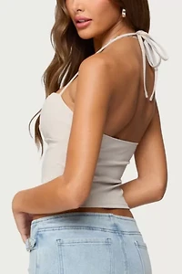 Edikted Jesika Sweetheart Halter Top