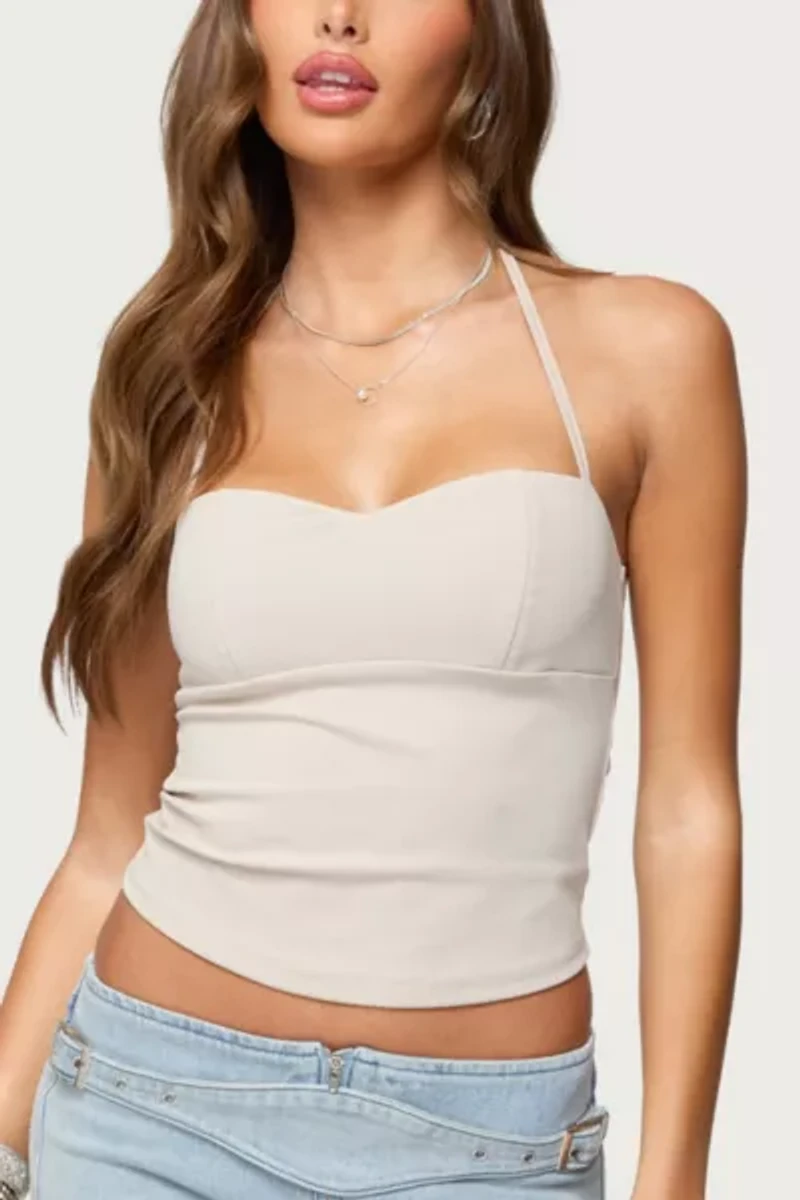 Edikted Jesika Sweetheart Halter Top