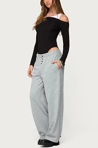 Edikted Layered Ribbed Off Shoulder Bodysuit