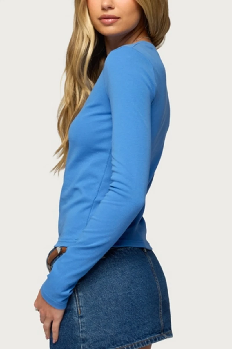 Edikted Kiyan Long Sleeve T Shirt