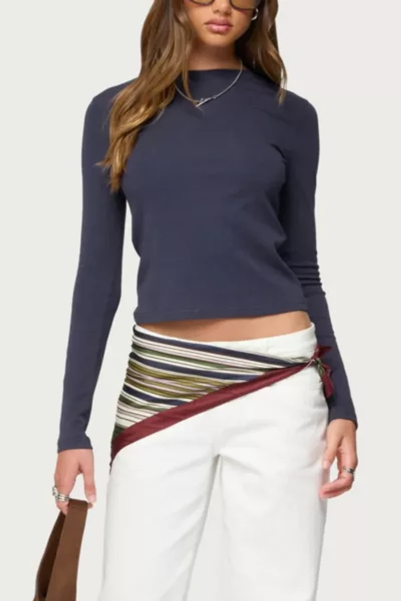 Edikted Kiyan Long Sleeve T Shirt