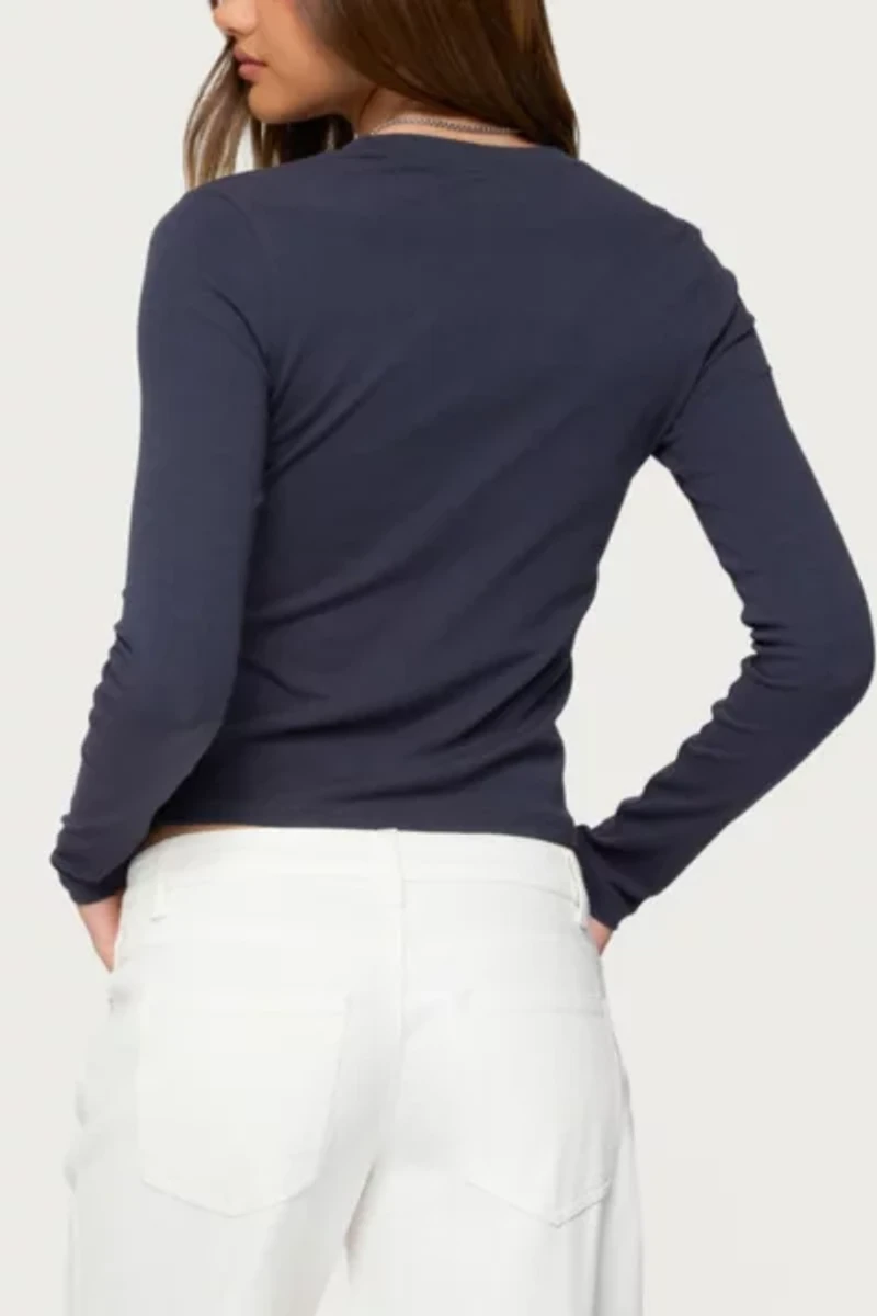 Edikted Kiyan Long Sleeve T Shirt