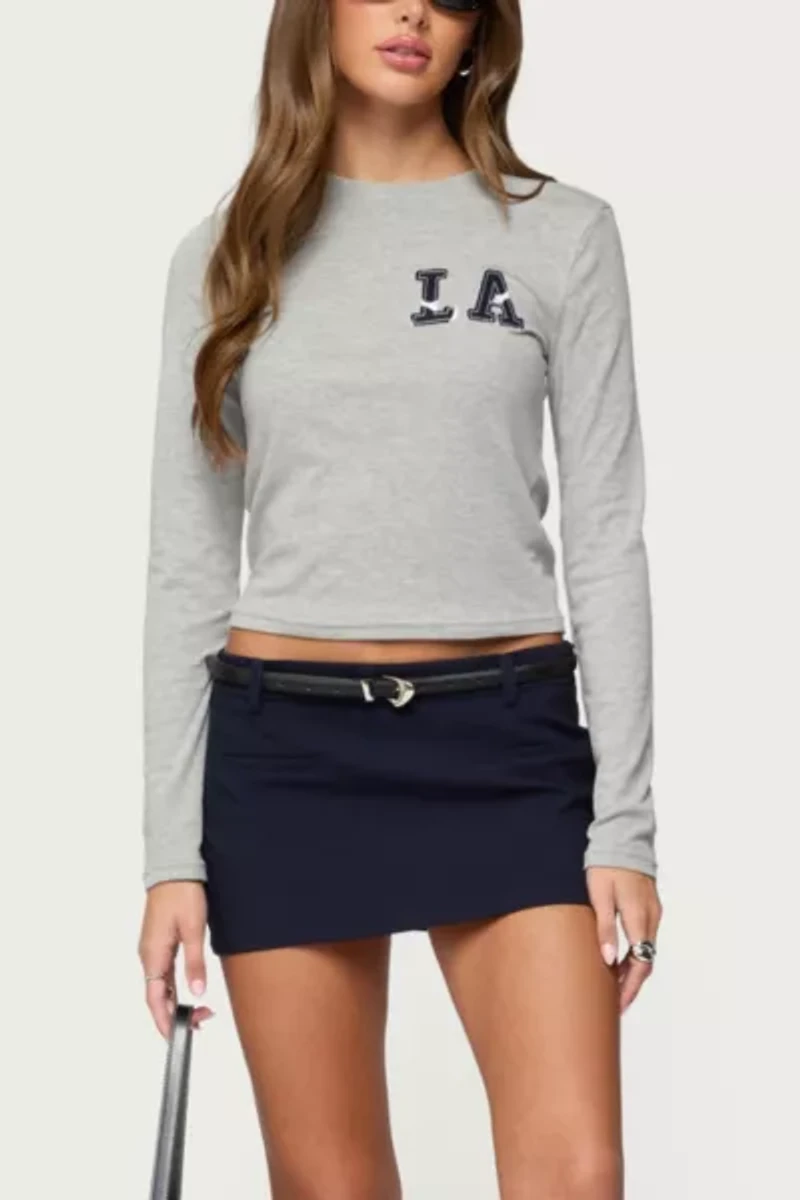 Edikted La Girl Long Sleeve T Shirt