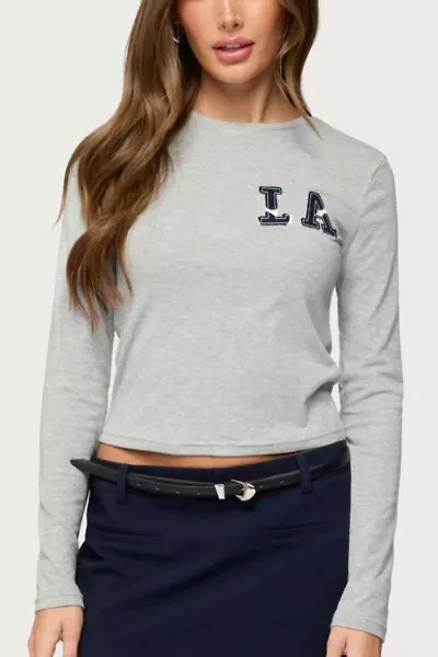 Edikted La Girl Long Sleeve T Shirt