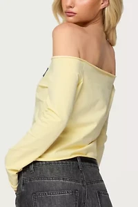 Edikted New York Babe Off Shoulder Top