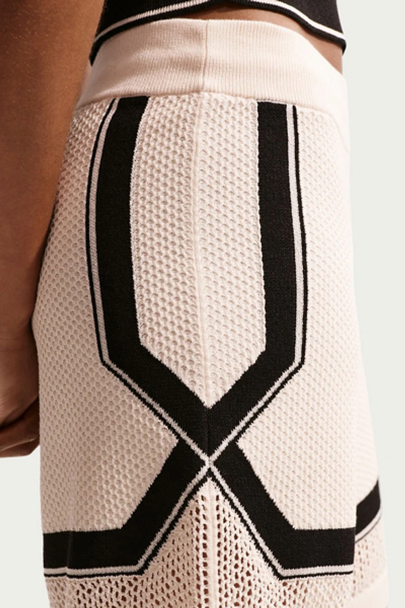 Nike Sportswear Chill Open Knit Mid-Rise Shorts
