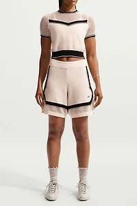 Nike Sportswear Chill Open Knit Mid-Rise Shorts