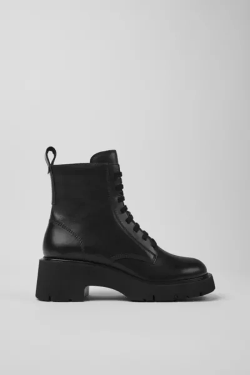 Camper Milah Leather Lace Up Bootie