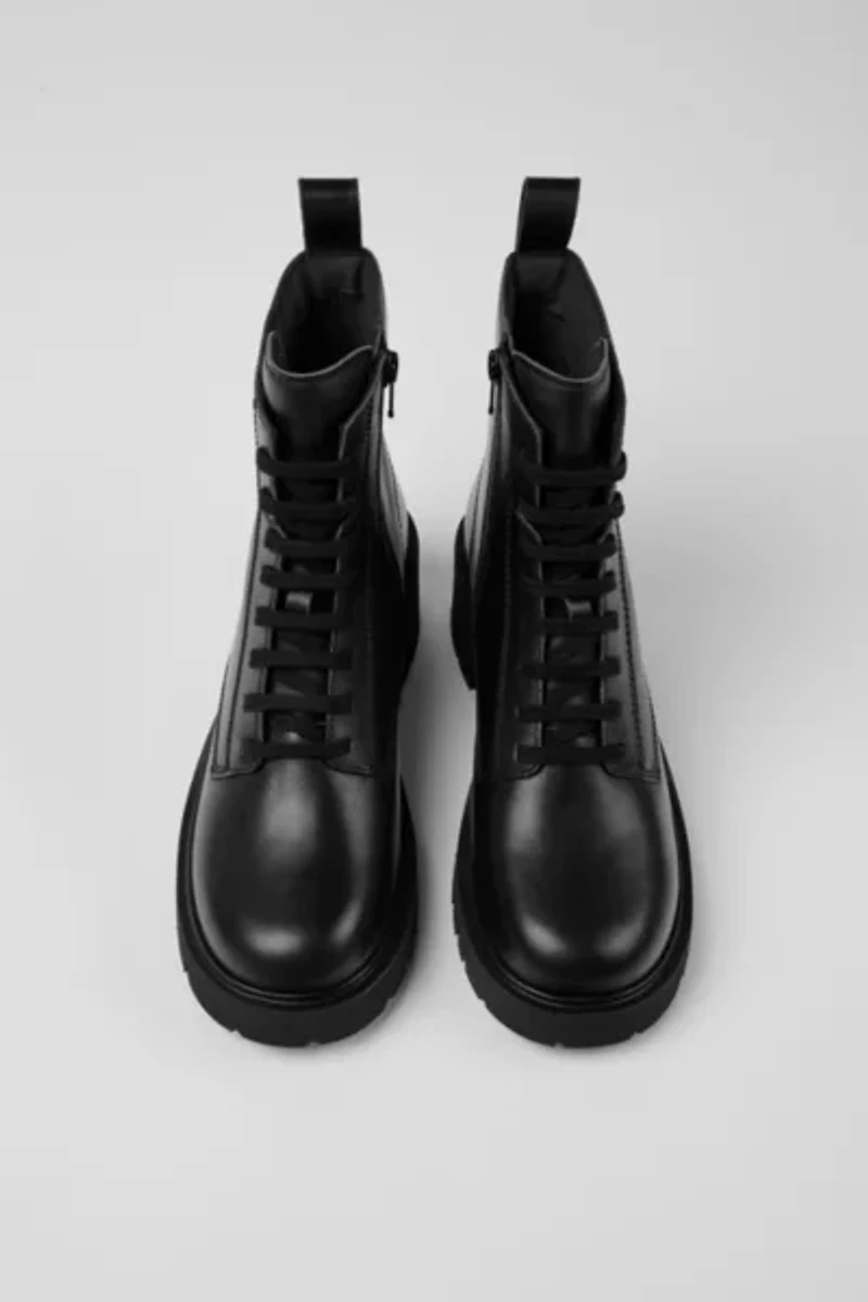 Camper Milah Leather Lace Up Bootie