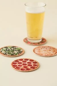 Fred & Friends Hot & Fresh Pizza Coaster Set