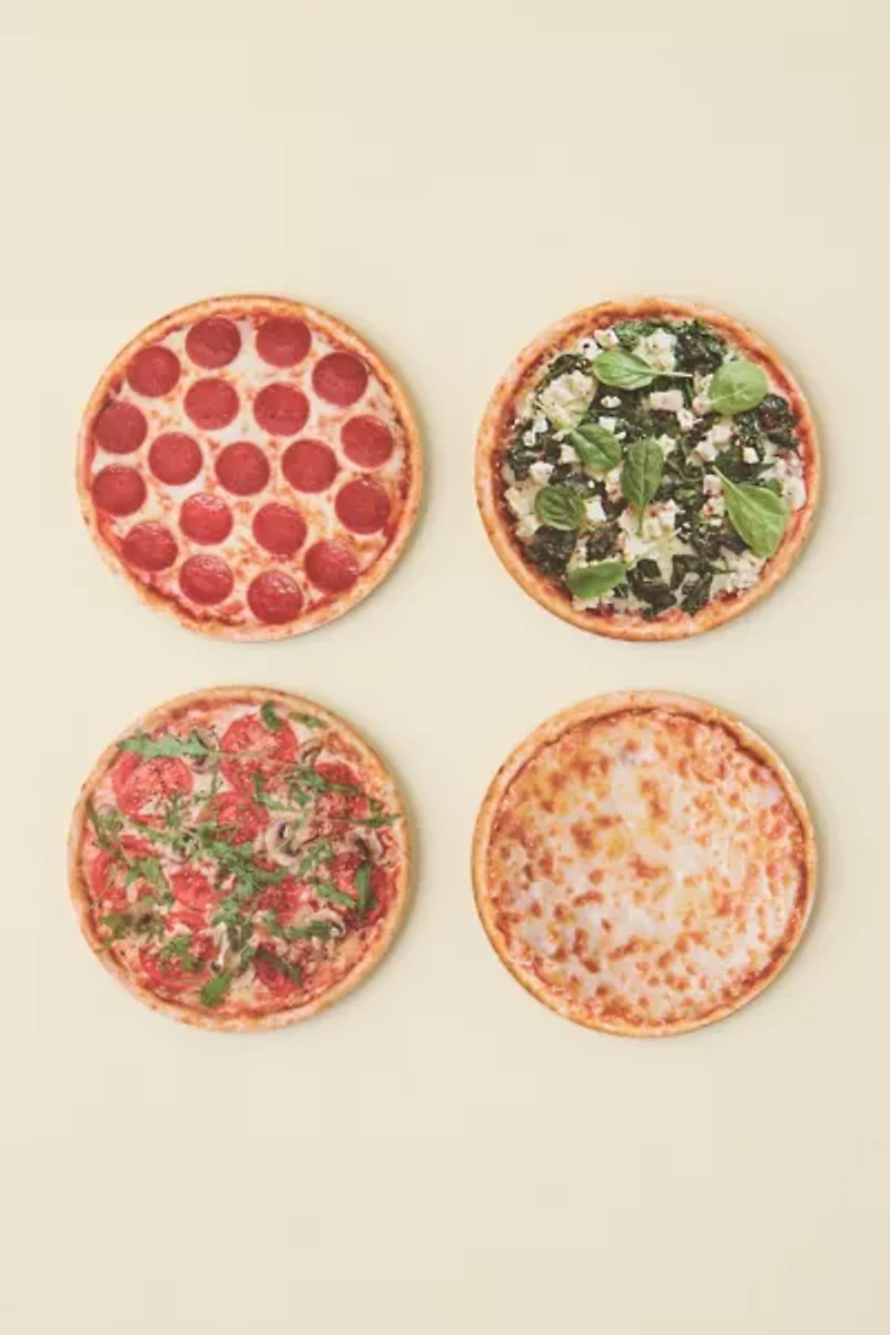 Fred & Friends Hot & Fresh Pizza Coaster Set