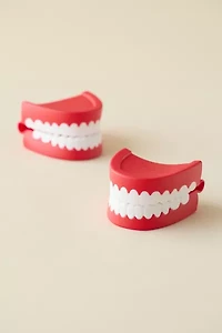 Fred & Friends Chomp Teeth Silicone Pot Holder Set