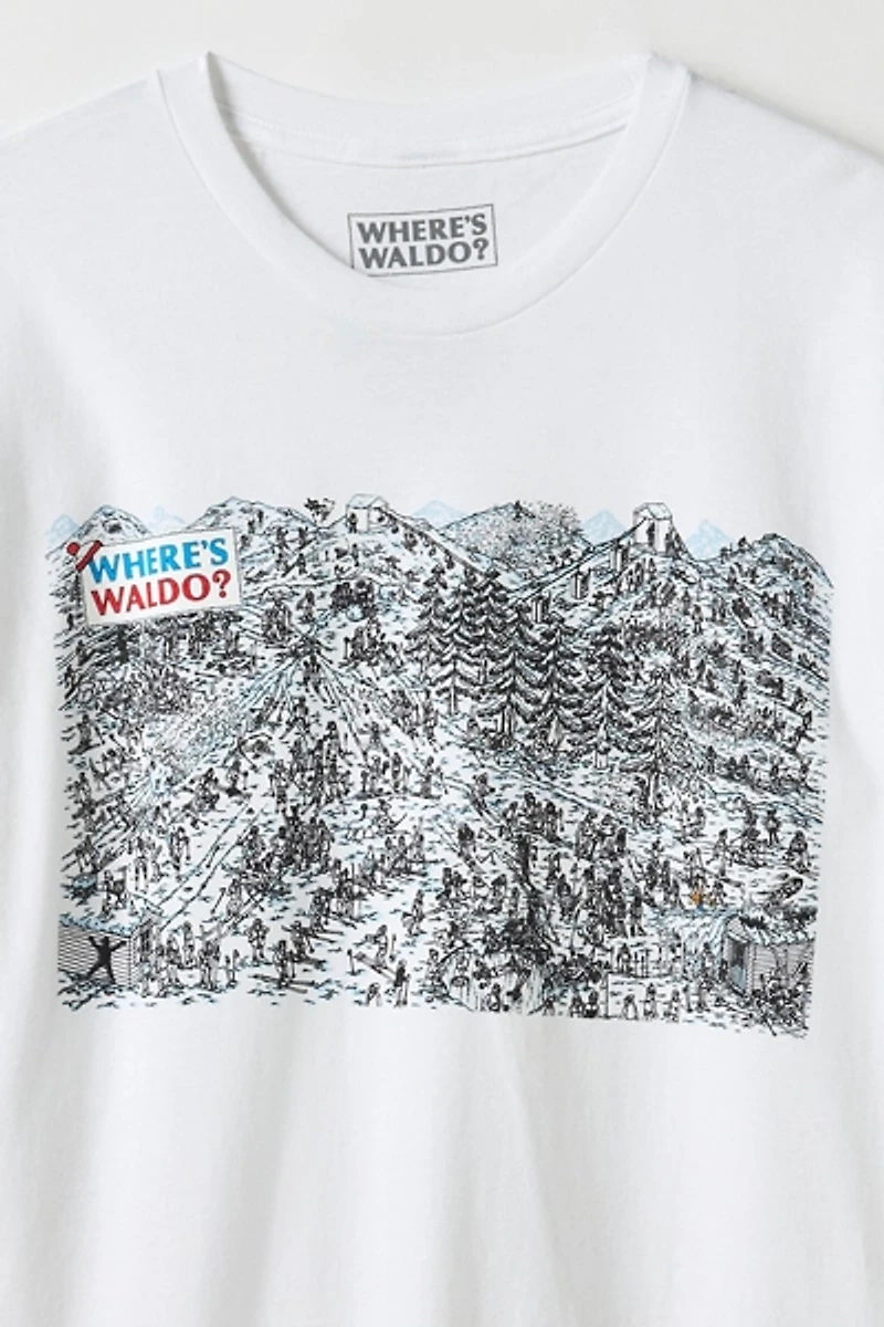 Where’s Waldo Ski Graphic Tee