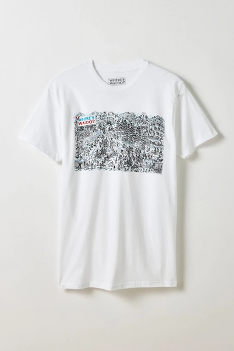 Where’s Waldo Ski Graphic Tee