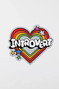 Red Cap Introvert Sticker