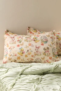 Vintage Style Animal Patterned Sham Set