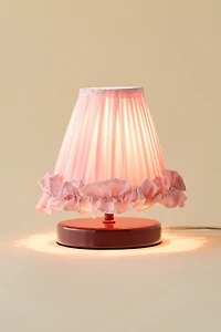Mini Ruffled Table Lamp