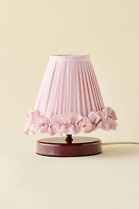 Mini Ruffled Table Lamp