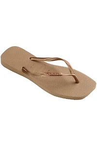 Havaianas Slim Square Metallic Logo Flip Flop Sandal
