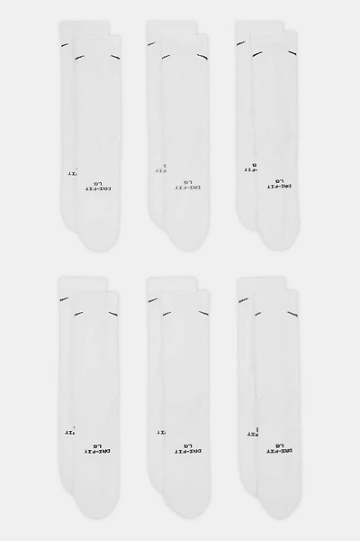 Nike Men's Everyday Elevated Crew Socks 6-Pack