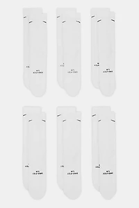 Nike Men's Everyday Elevated Crew Socks 6-Pack