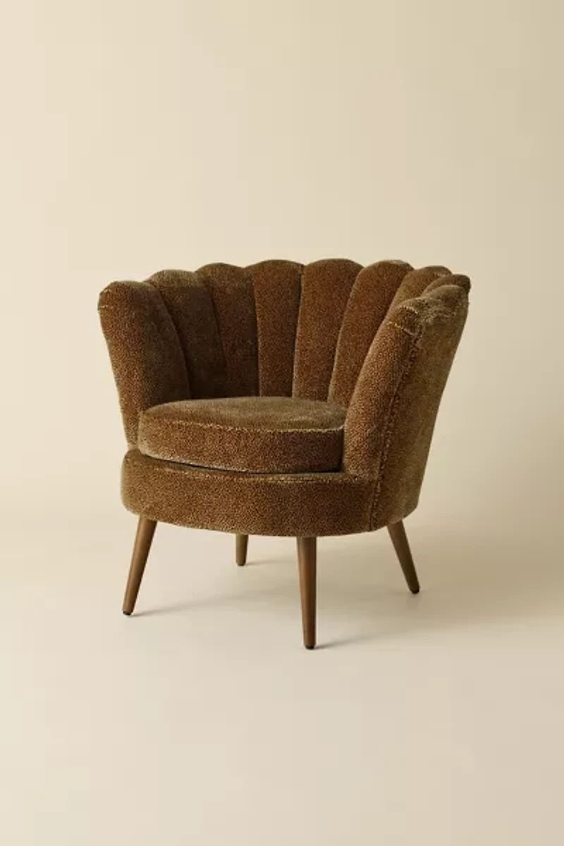 Stella Leopard Channel Velvet Chair