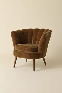 Stella Leopard Channel Velvet Chair