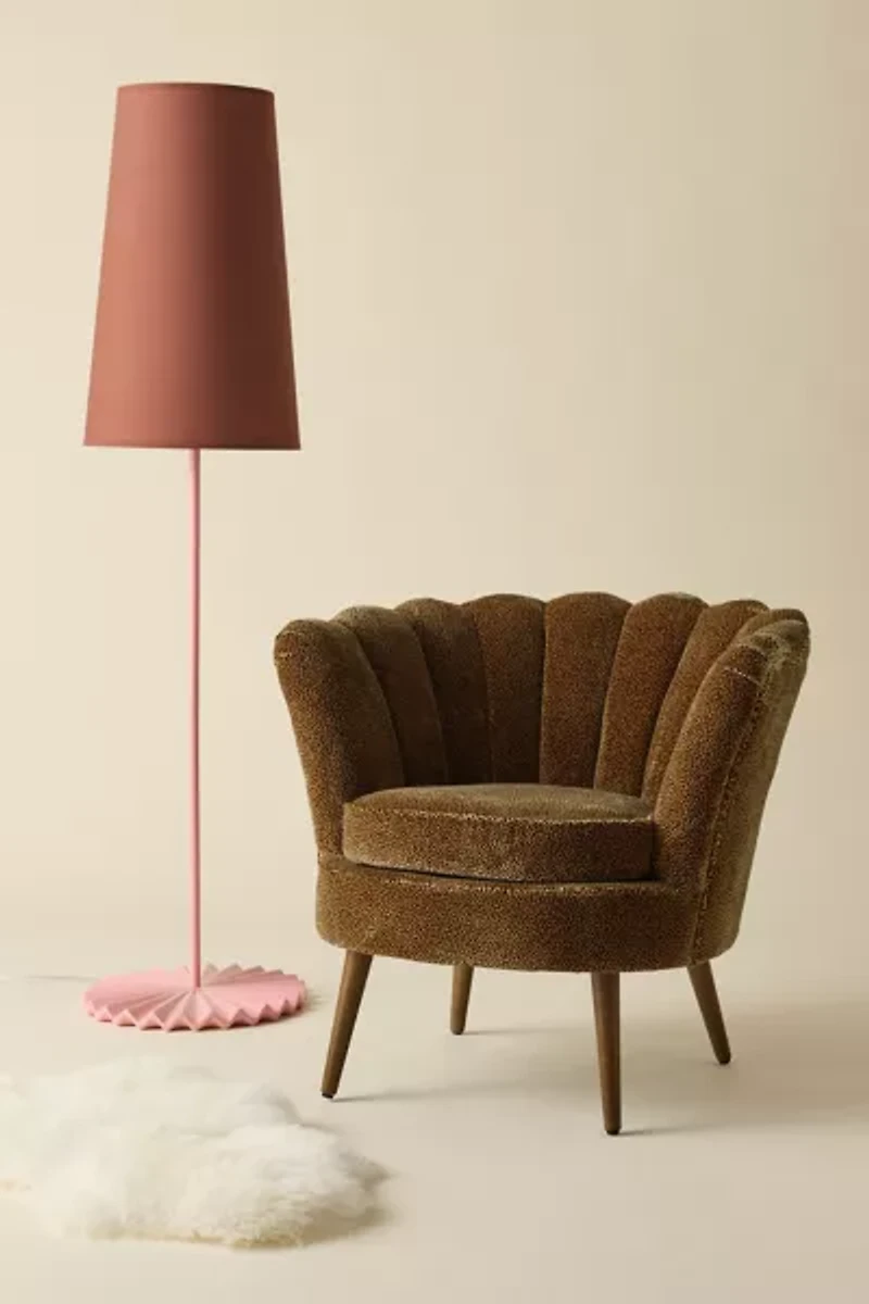 Stella Leopard Channel Velvet Chair