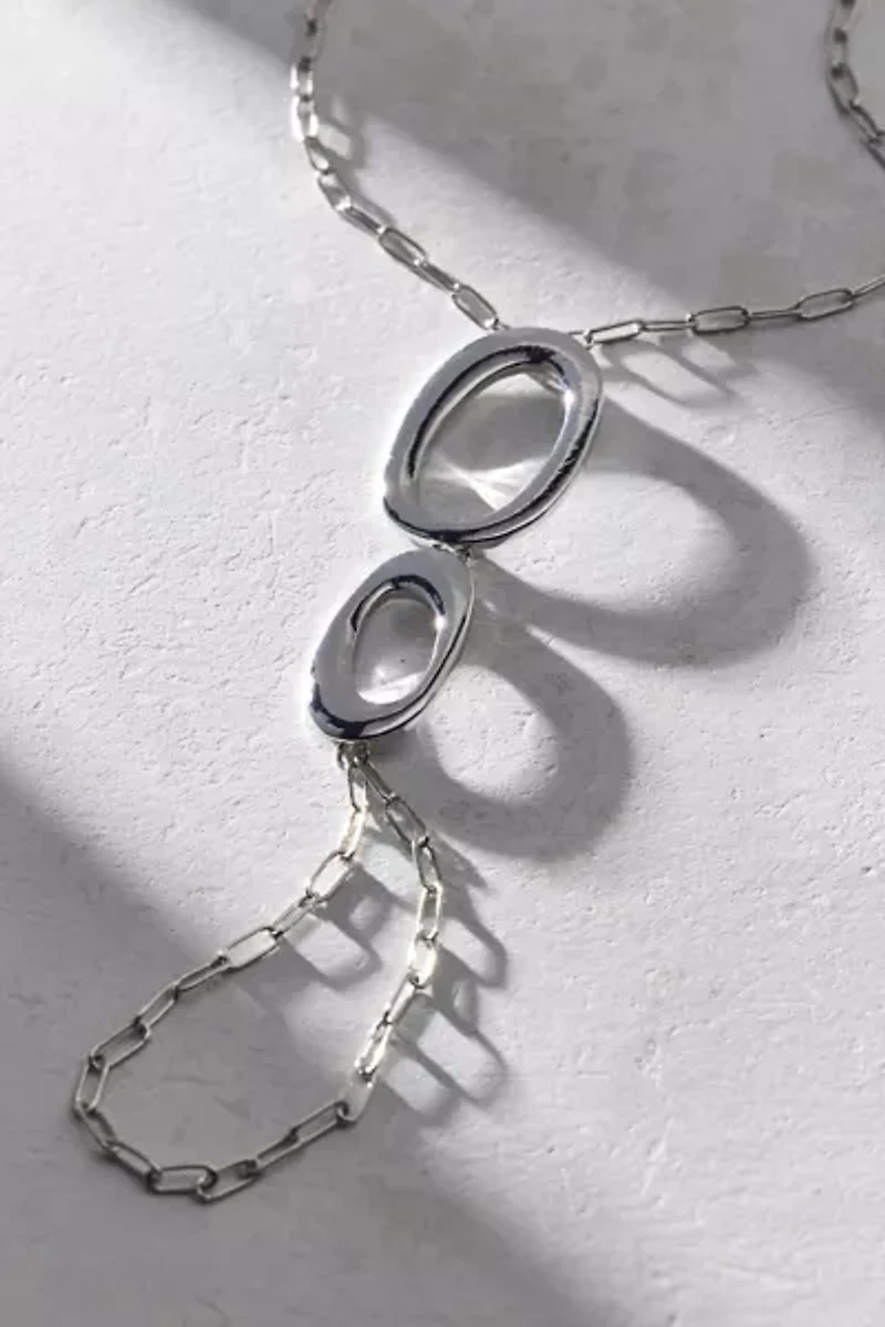 Geo Oval Hand Chain