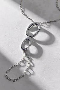 Geo Oval Hand Chain