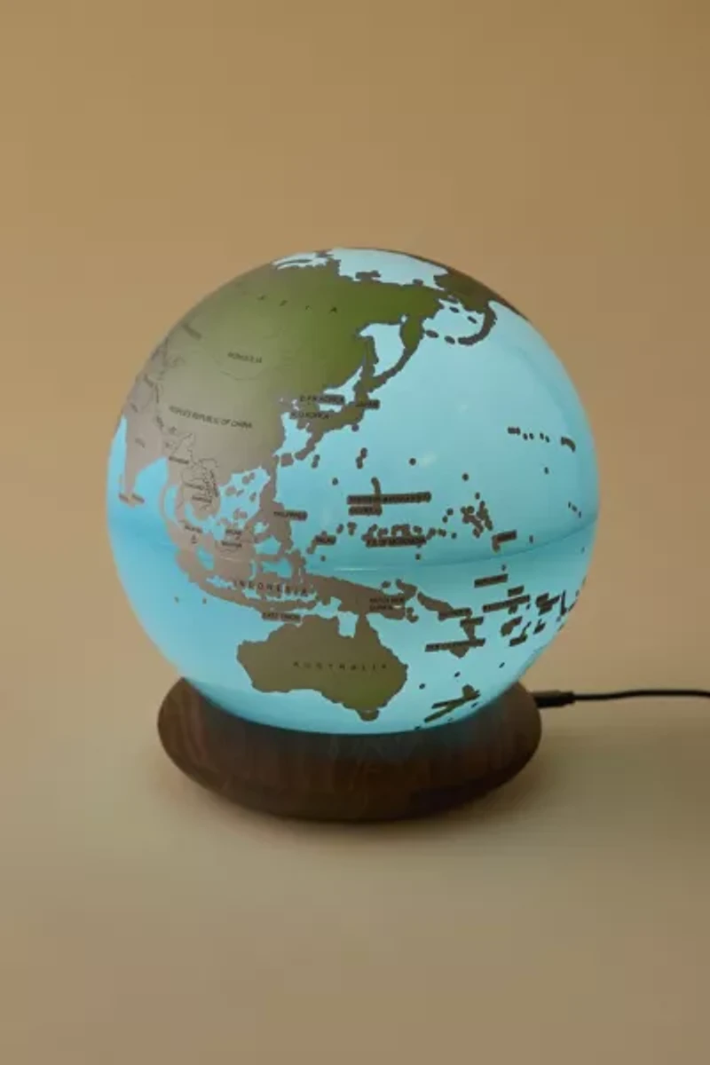 The Globetrotter Scratch-Off LED World Light