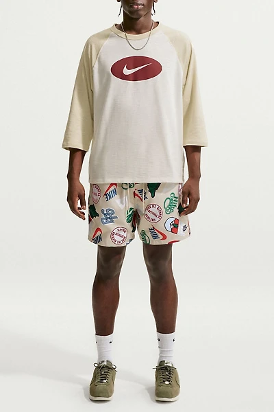 Nike Club Logo Graphic 3/4-Sleeve Raglan Tee