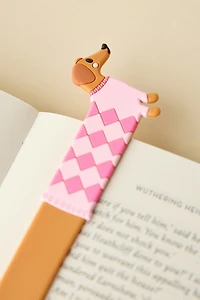 Wiener Dog Shaped Silicone Bookmark