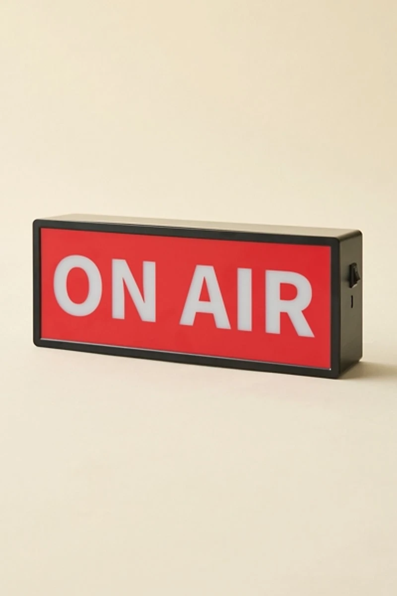 On Air Light Up Desk Sign