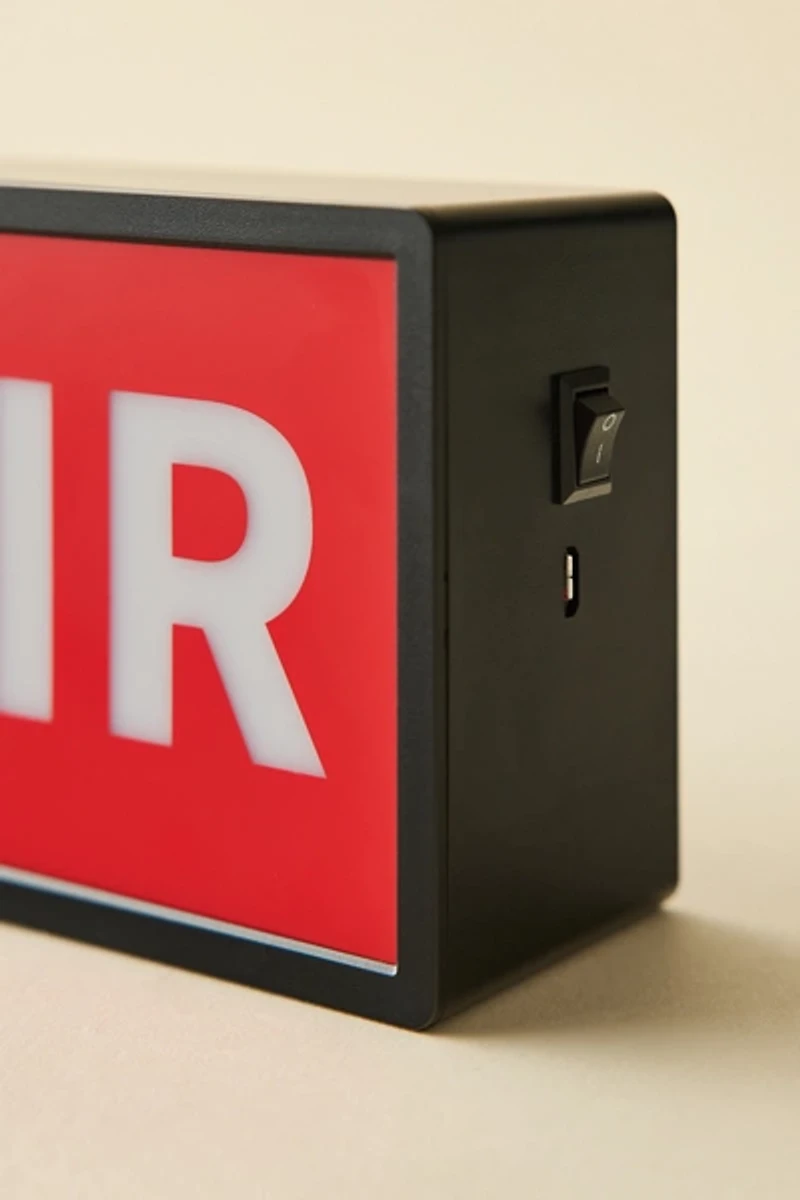 On Air Light Up Desk Sign