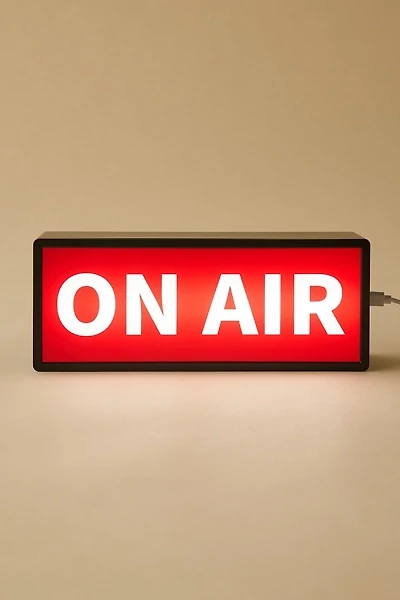 On Air Light Up Desk Sign