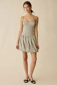 ASTR The Label Libi Plaid Pleated Mini Skirt