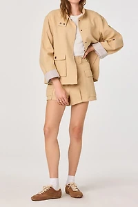 ASTR The Label Beron Khaki Utility Jacket