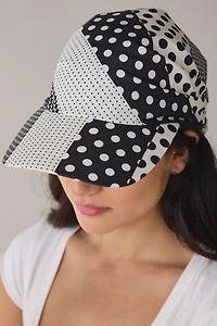 Polka Dot Scarf Baseball Hat