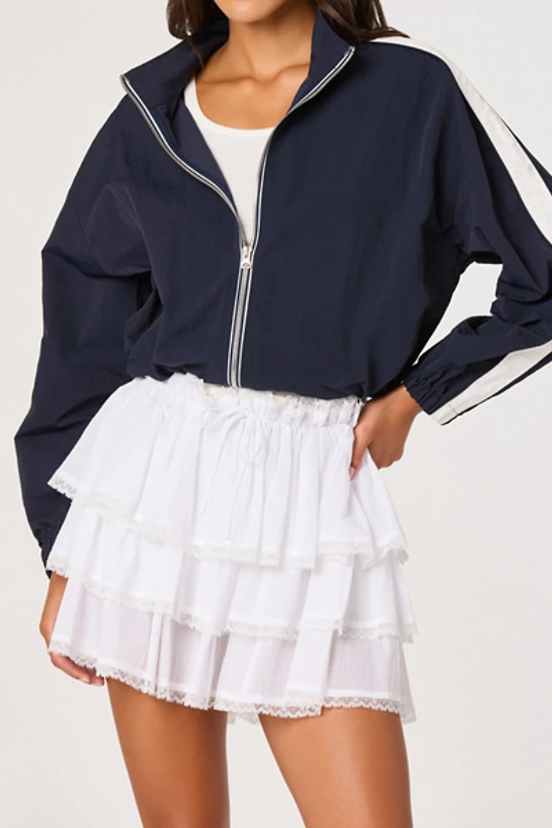 ASTR The Label Teo Contrast Stripe Track Jacket
