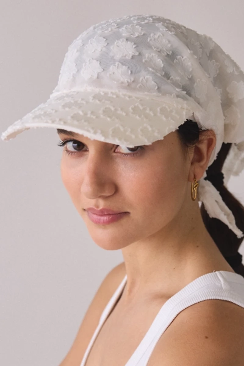 Jacquard Pattern Scarf Baseball Hat